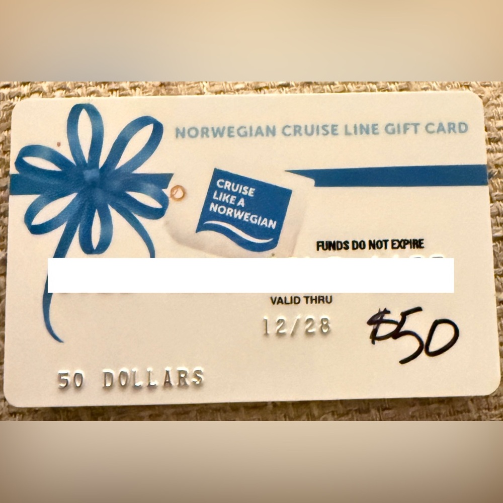 Norwegian Cruise Line Gift Card